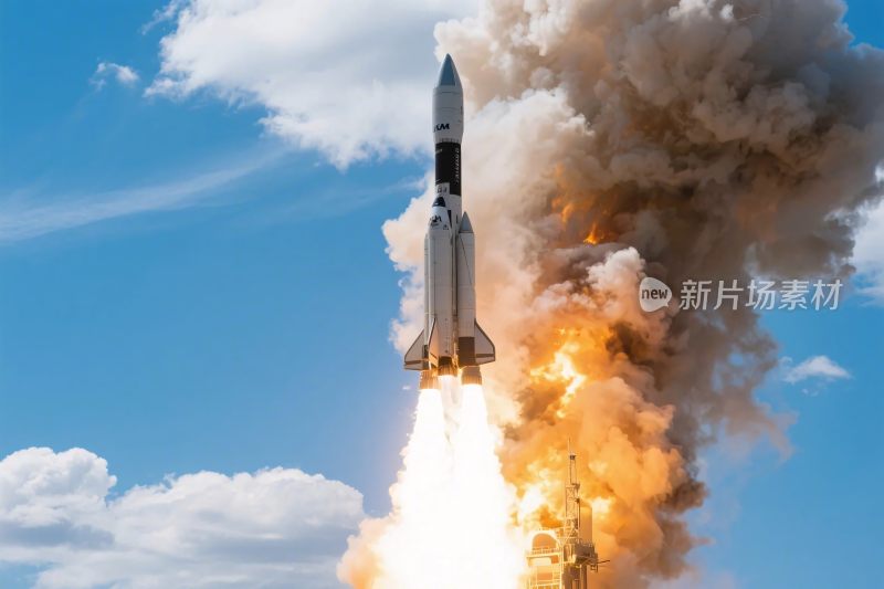 火箭发射升空