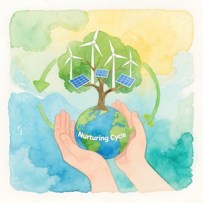 呵护地球生态循环 呵护地球生态循环