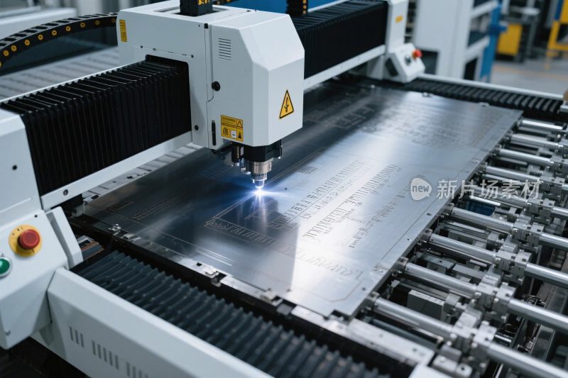 工业激光切割设备作业
