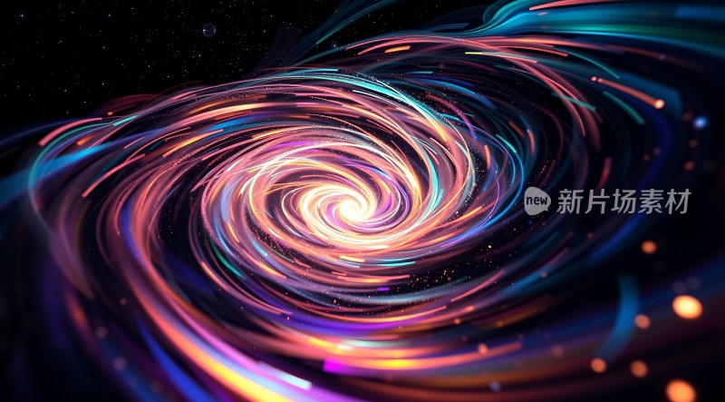 彩色星云漩涡