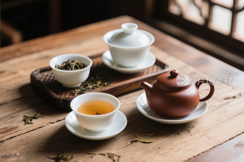 中式茶艺茶具展示