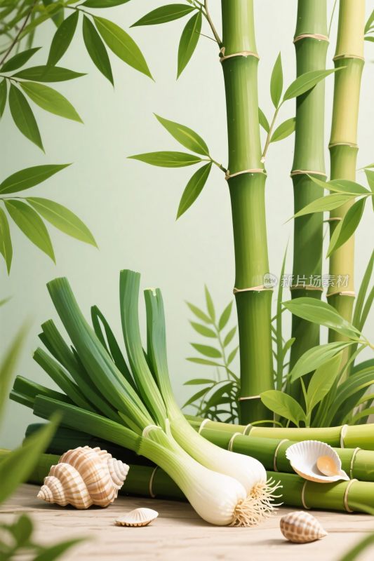 自然清新食材绿植