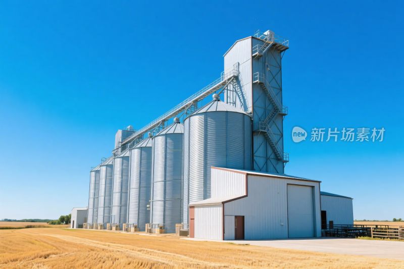 大型粮仓农田设施