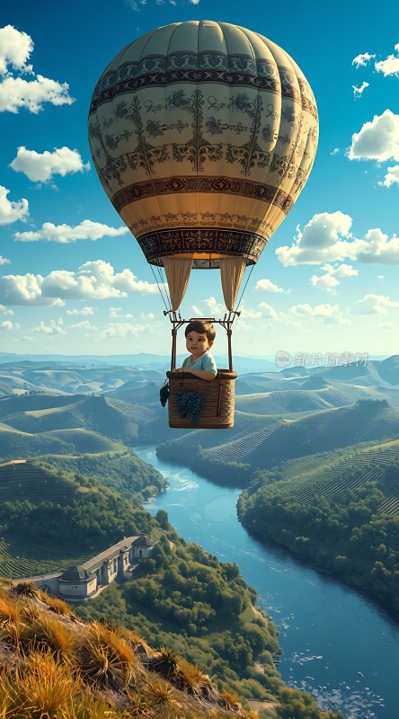 热气球上的冒险之旅