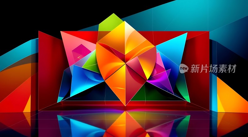 多彩几何艺术