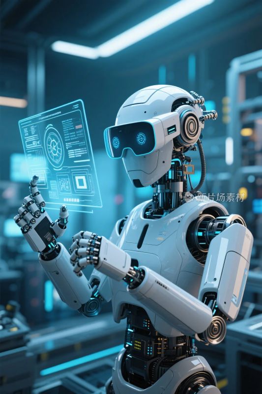 机器人虚拟交互场景