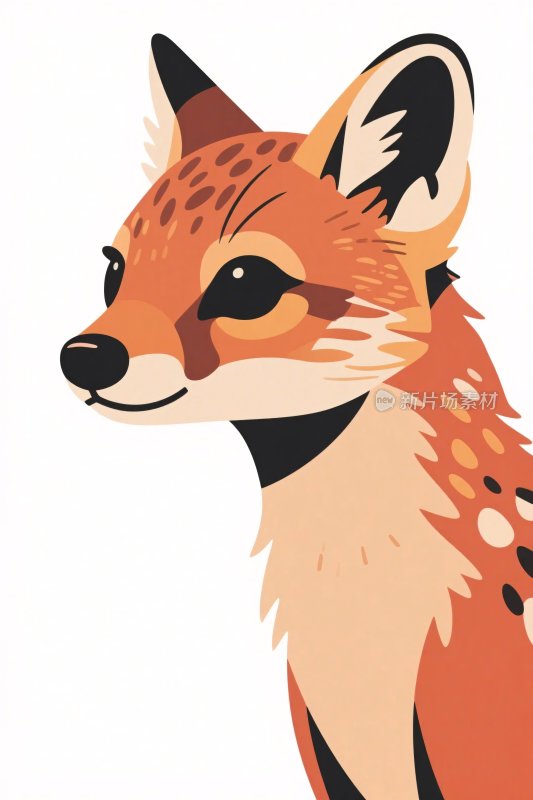 卡通狐狸插画
