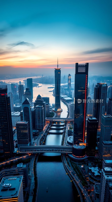 上海金融中心夜景