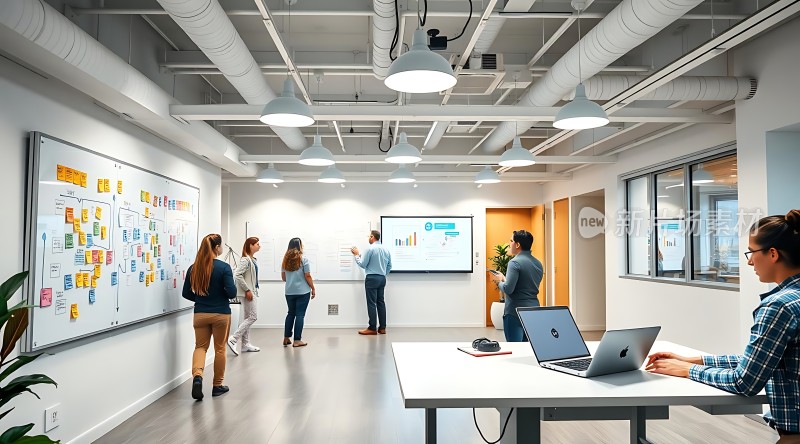 团队协作头脑风暴会议