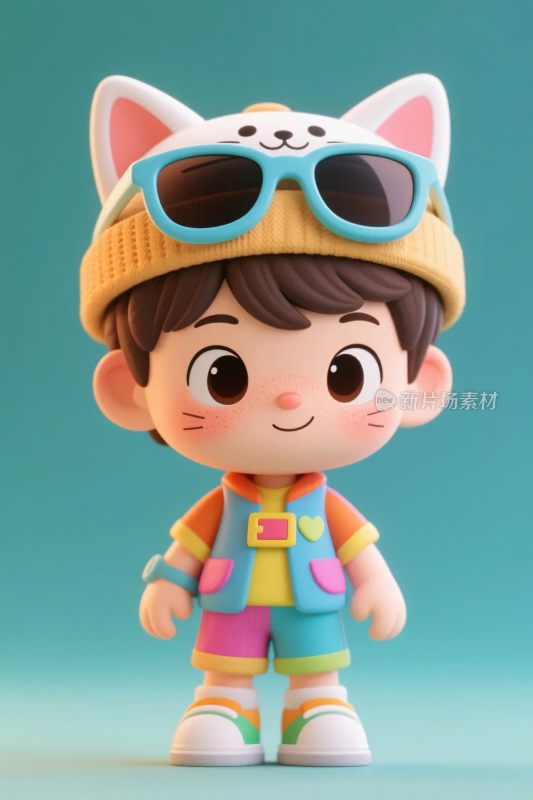 卡通风格可爱角色形象