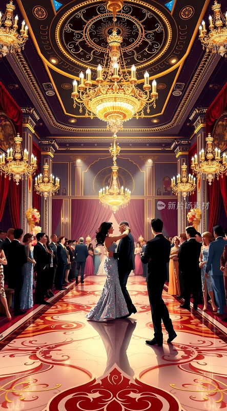 金色大厅里的浪漫舞会