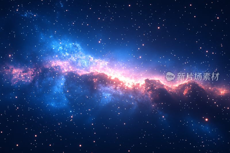 梦幻绚丽的星空景象