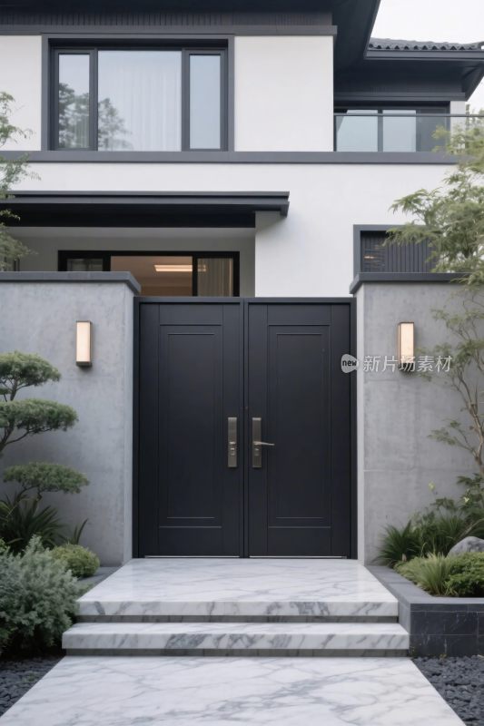 现代住宅大门景观