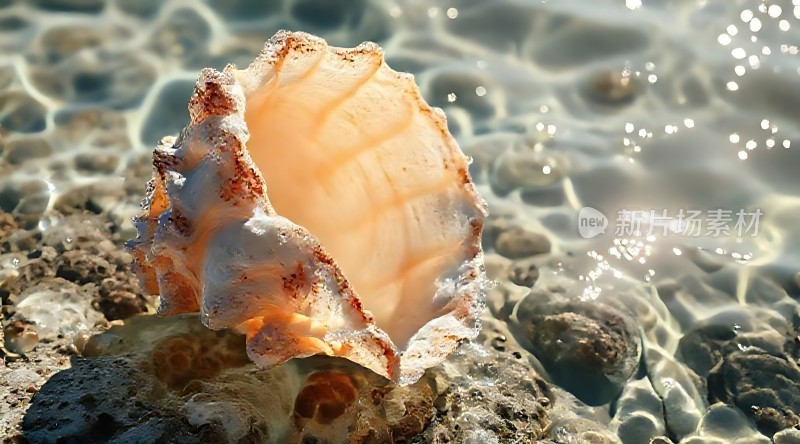 阳光下的贝壳世界