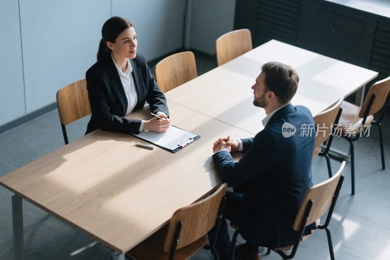 商务会议洽谈场景