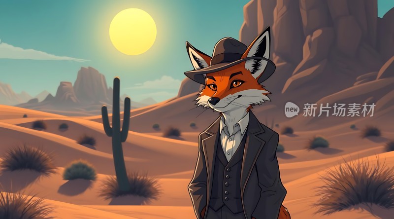沙漠中的狐狸侦探