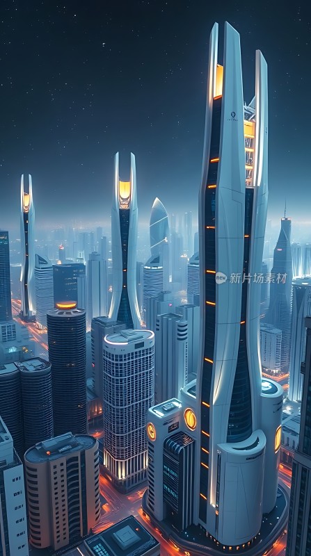 未来之城科技与建筑的交响曲