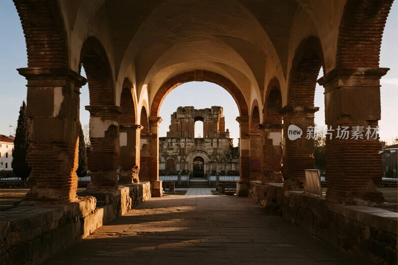 古老遗址建筑遗迹