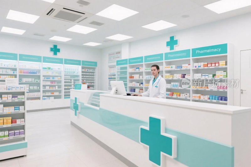 药店内部场景图