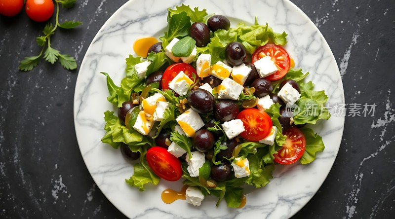 新鲜蔬菜水果沙拉