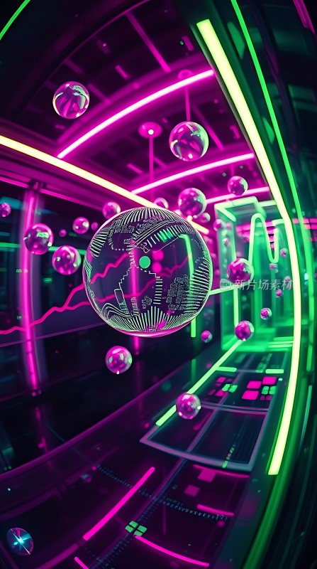 霓虹幻境未来科技世界