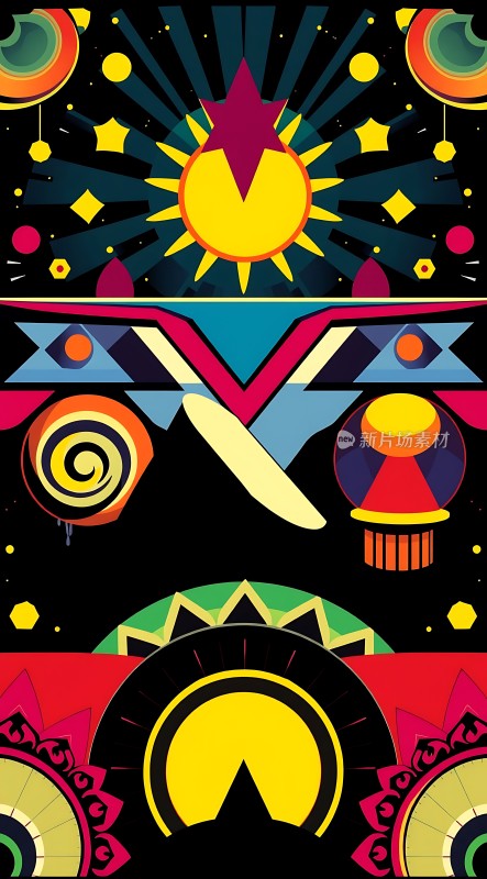 色彩斑斓的几何世界