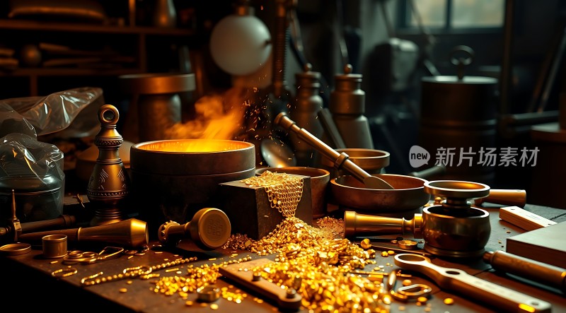 熔炼黄金的秘密工坊