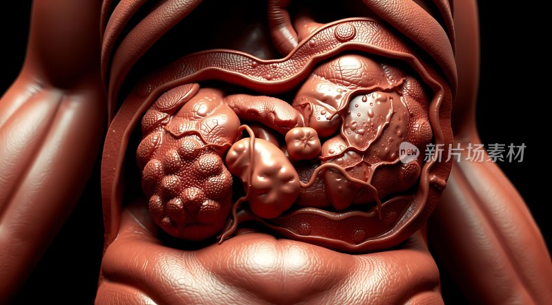 人体内部器官解剖图