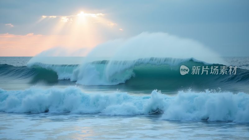 海上日出日落