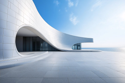 未来主义几何简约现代建筑设计广告背景 未来主义几何简约现代建筑设计广告背景