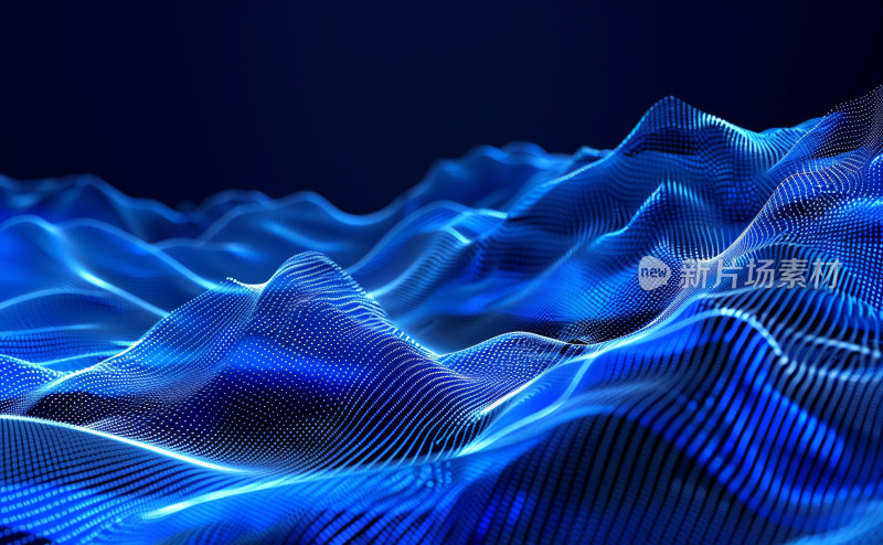 未来科技微观光效波动
