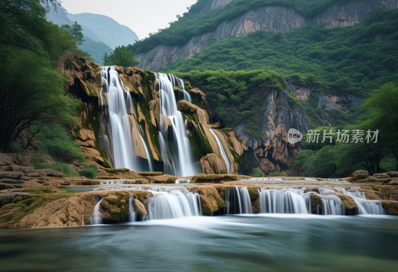 九寨沟珍珠滩瀑布