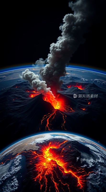 地球之火火山喷发震撼瞬间