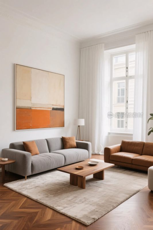 现代简约客厅布置