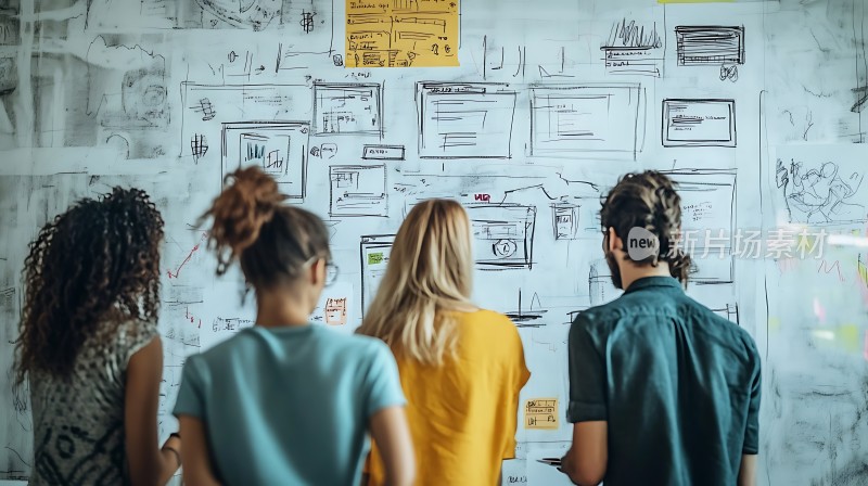 团队协作头脑风暴会议