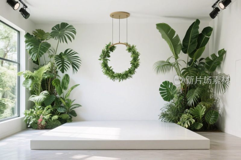 简约绿植空间布置