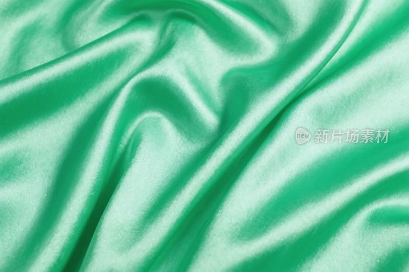 绿色丝绸布料纹理