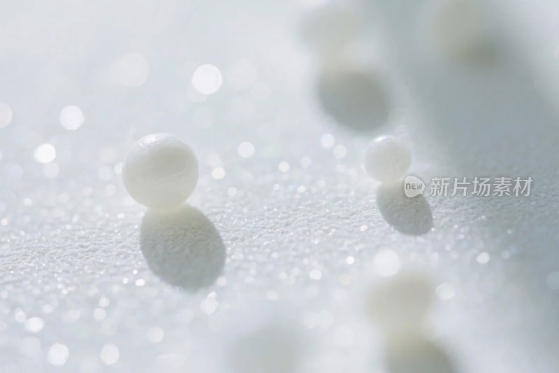 珍珠特写光影画面