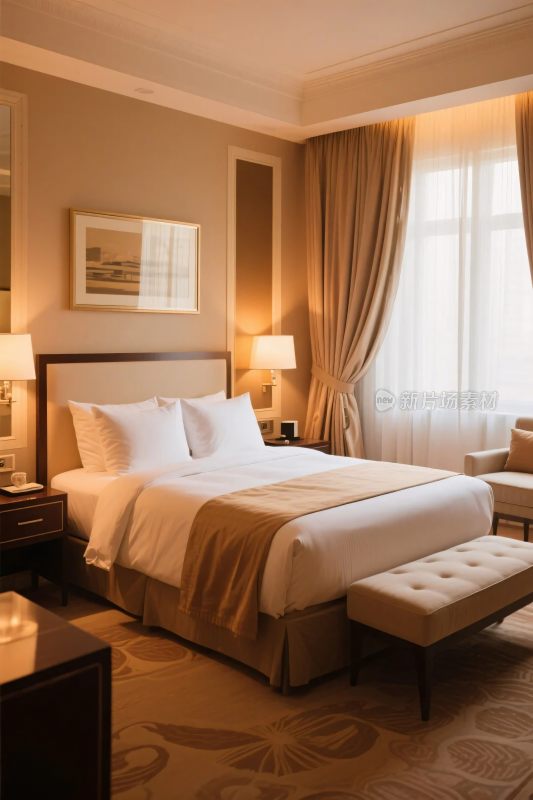 高档酒店客房室内