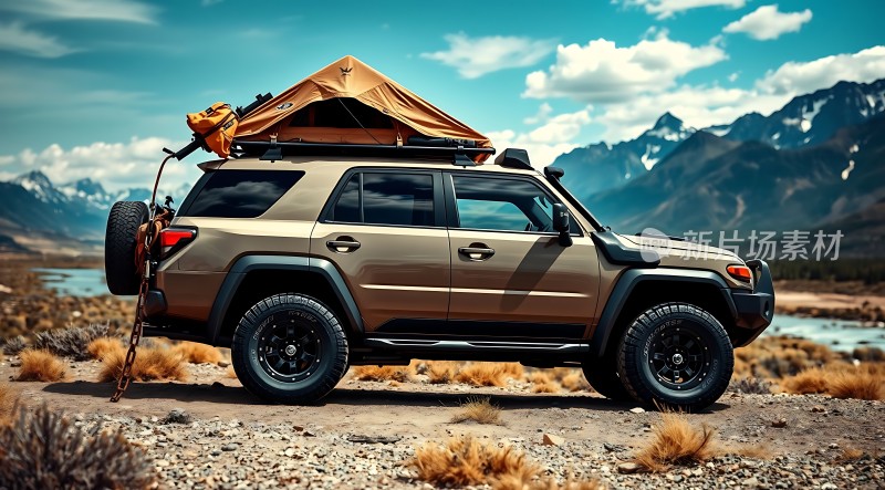 探险之旅越野车与自然风光完美融合