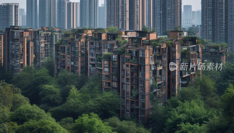 成都密集住宅区