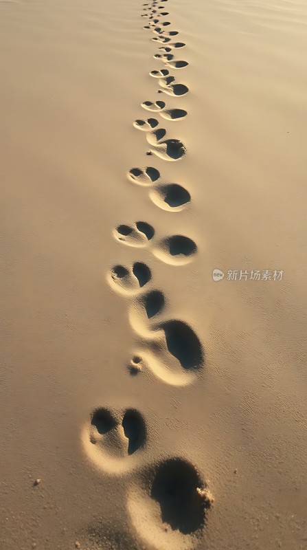 沙地上的足迹之旅