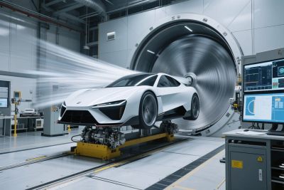 风洞中汽车测试 风洞中汽车测试