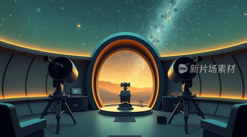 天文观测室探秘宇宙奥秘