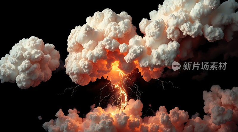云海闪电风暴