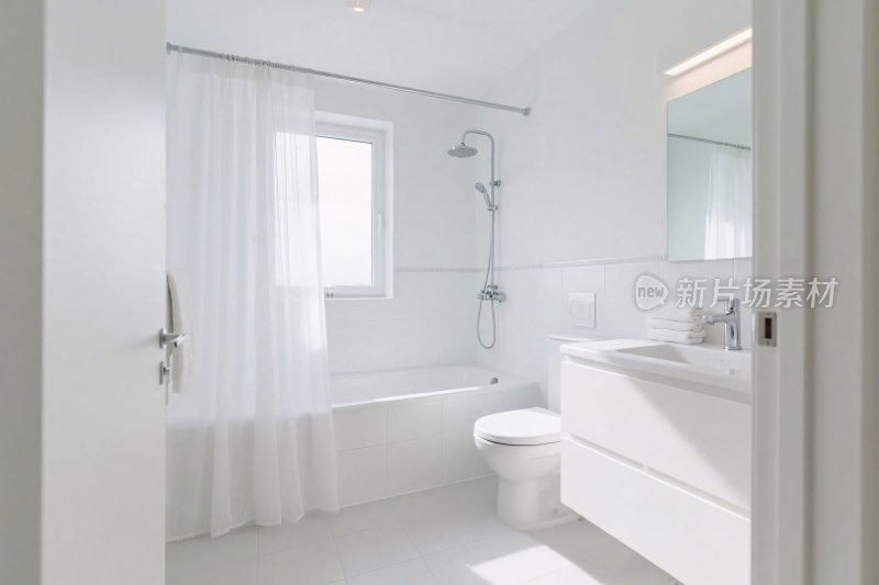 现代简约卫生间场景