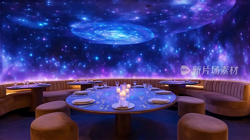 星空下的浪漫餐厅
