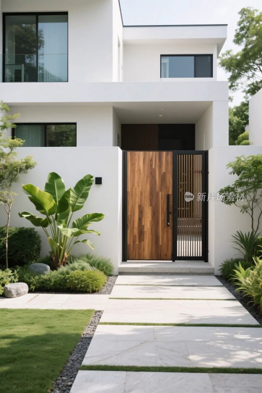 现代住宅建筑外观