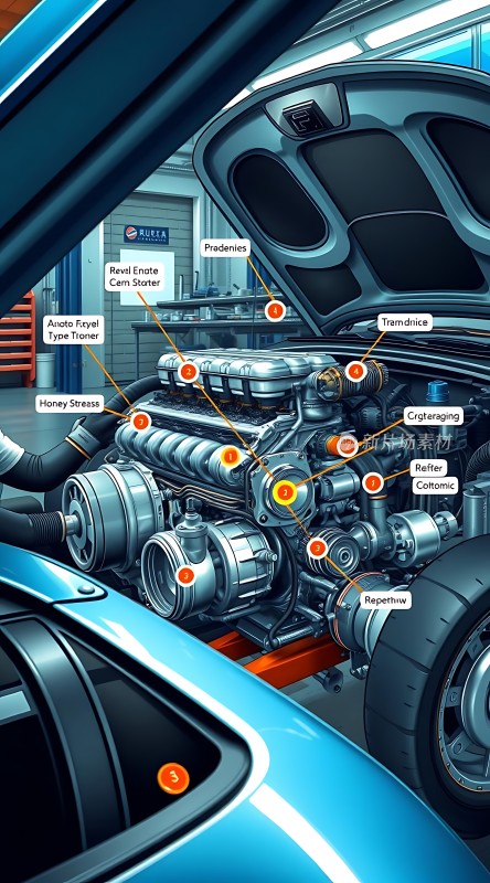 汽车发动机内部结构详解