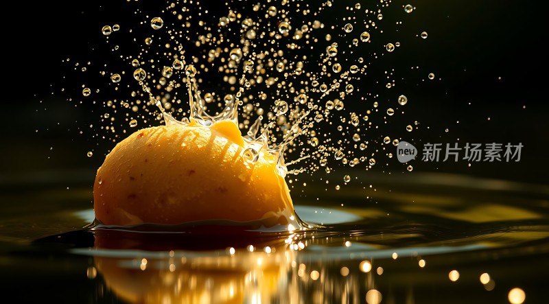 橙子入水